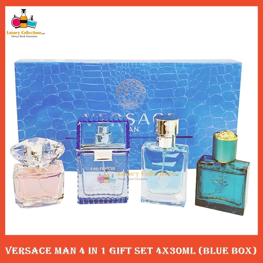 % 4in1 Varscae Man Blue Box Gift Set 4x30ml