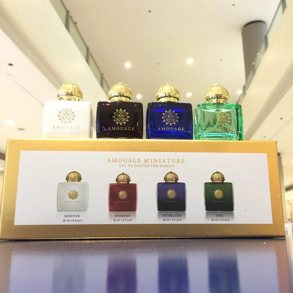 % Amouage 4in1 Miniature EDP Gift Set for Women 4x30ml