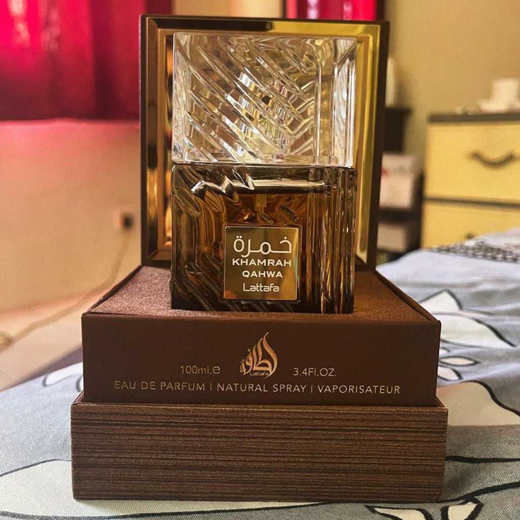 % Lattafa Khamrah Qahwa Eau de Parfum 100ml for Men & Women
