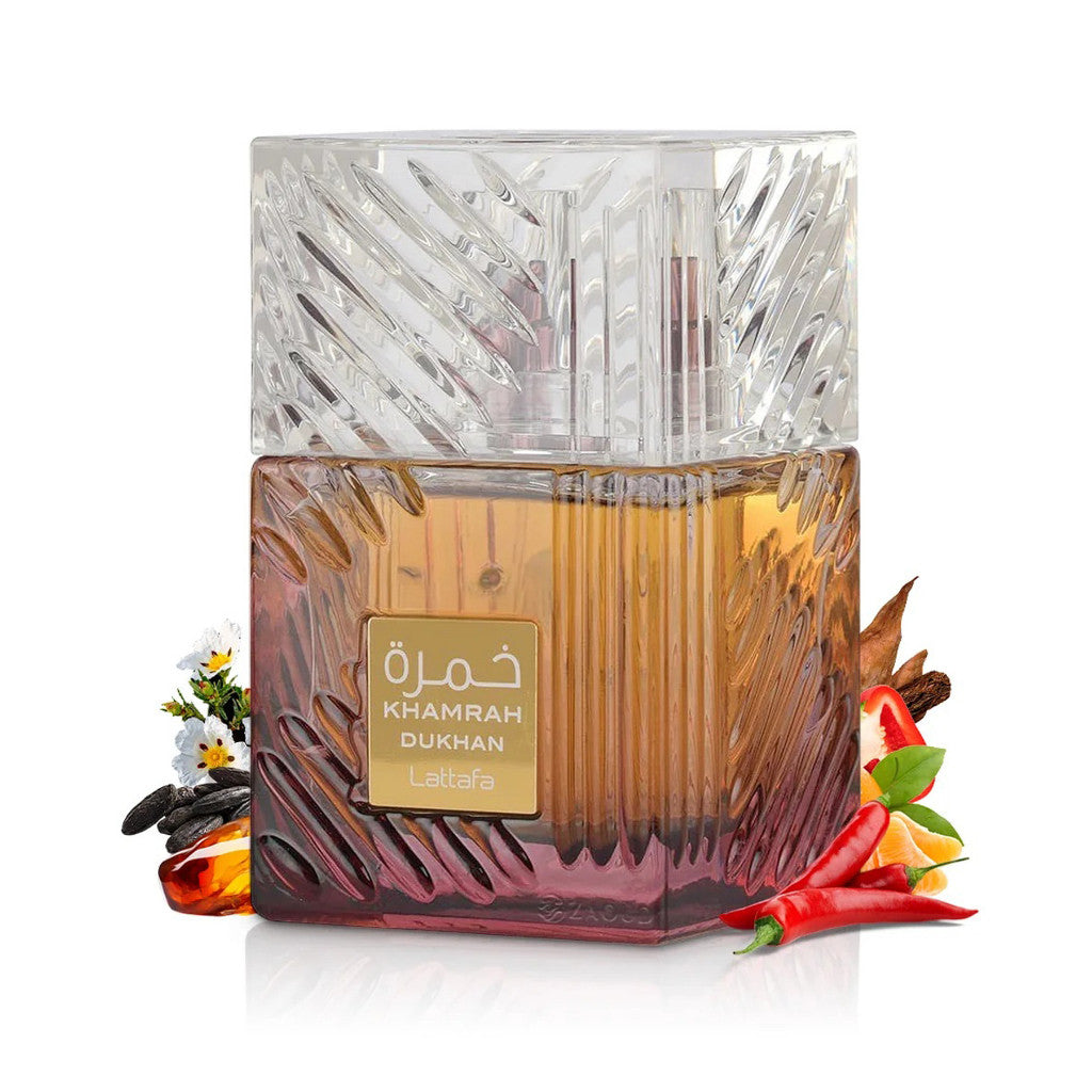 % Lattafa Khamrah Dukhan Eau de Parfum 100ml for Men