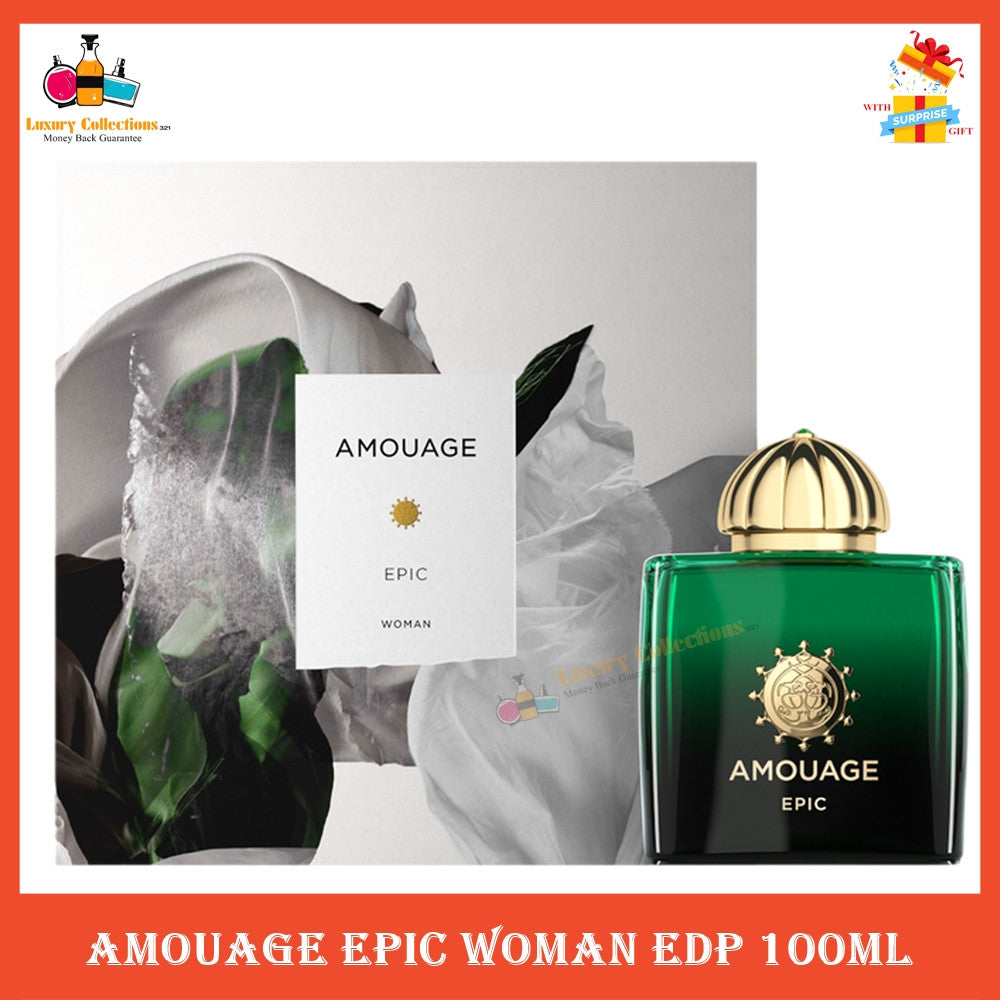 Amouage Interlude / Epic / Honour EDP 100ml for Men / Women - Guidance 46 / Gold