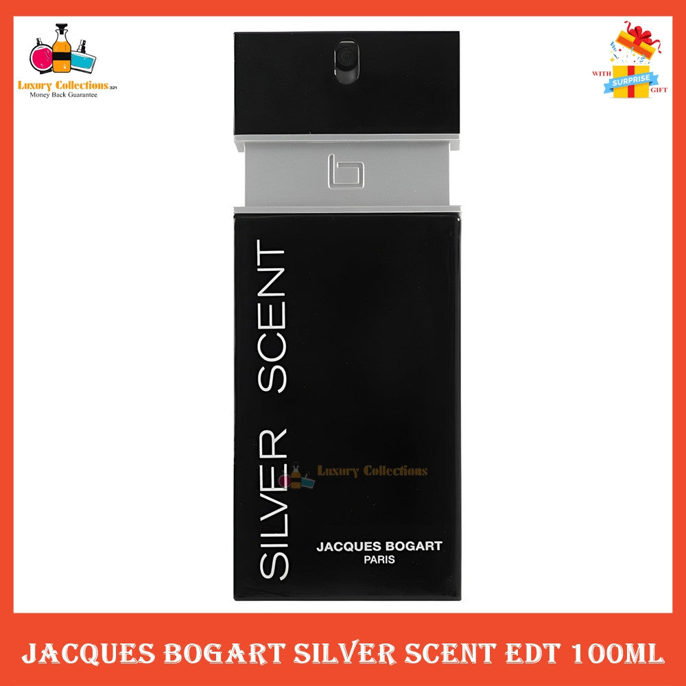 % Jacques Bogart Silver Scent EDT 100ml Perfume for Men