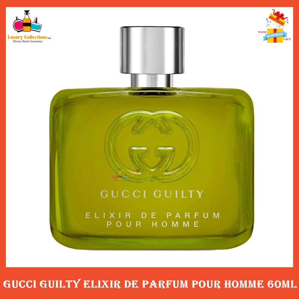 % G Guilty Elixir de Parfum Pour Homme 60ml Perfume