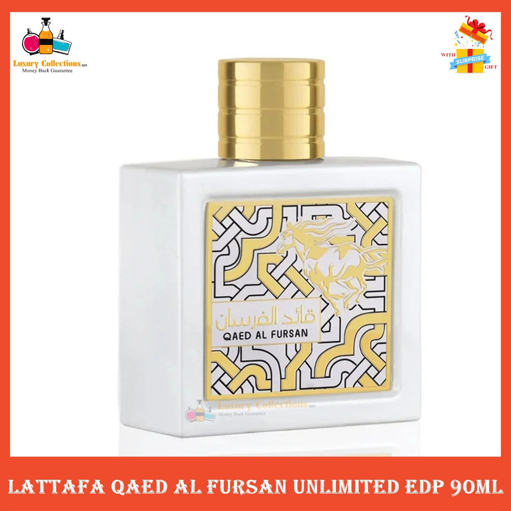 % Lattafa Qaed Al Fursan Unlimited Eau de Parfum 90ml