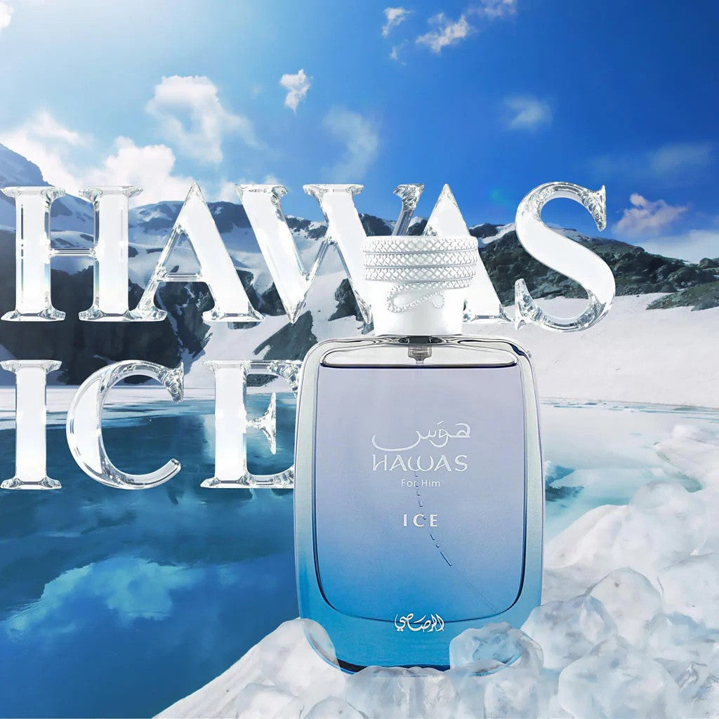 % Rasasi Hawas Ice for Him Eau de Parfum 100ml for Men