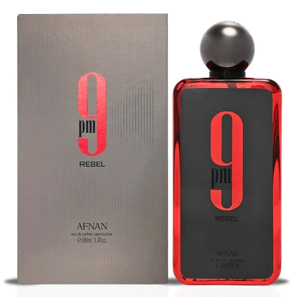 % Afnan 9pm Rebel Eau de Parfum 100ml for Men & Women