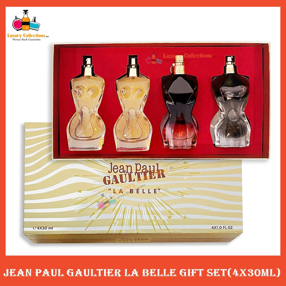 % 4in1 J.P.G La Belle Gift Set 4x30ml Perfume