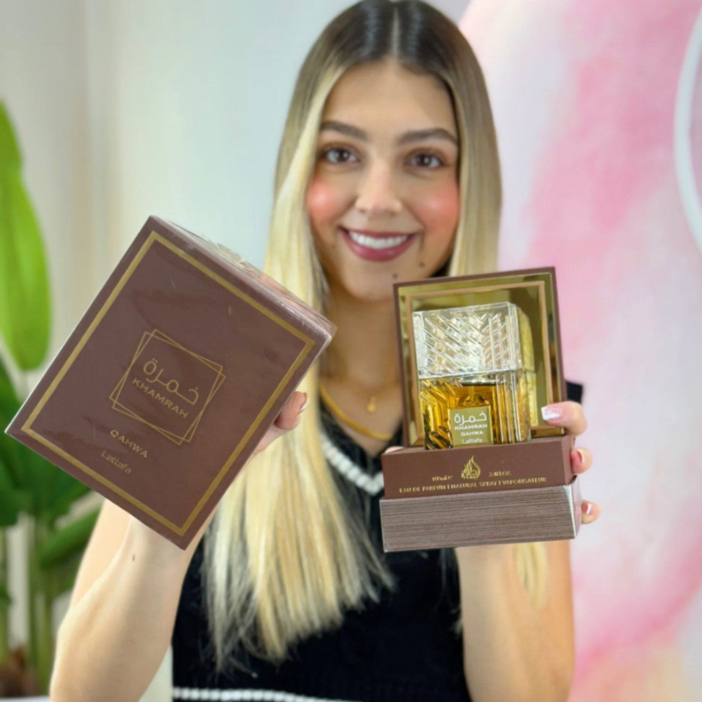% Lattafa Khamrah Qahwa Eau de Parfum 100ml for Men & Women