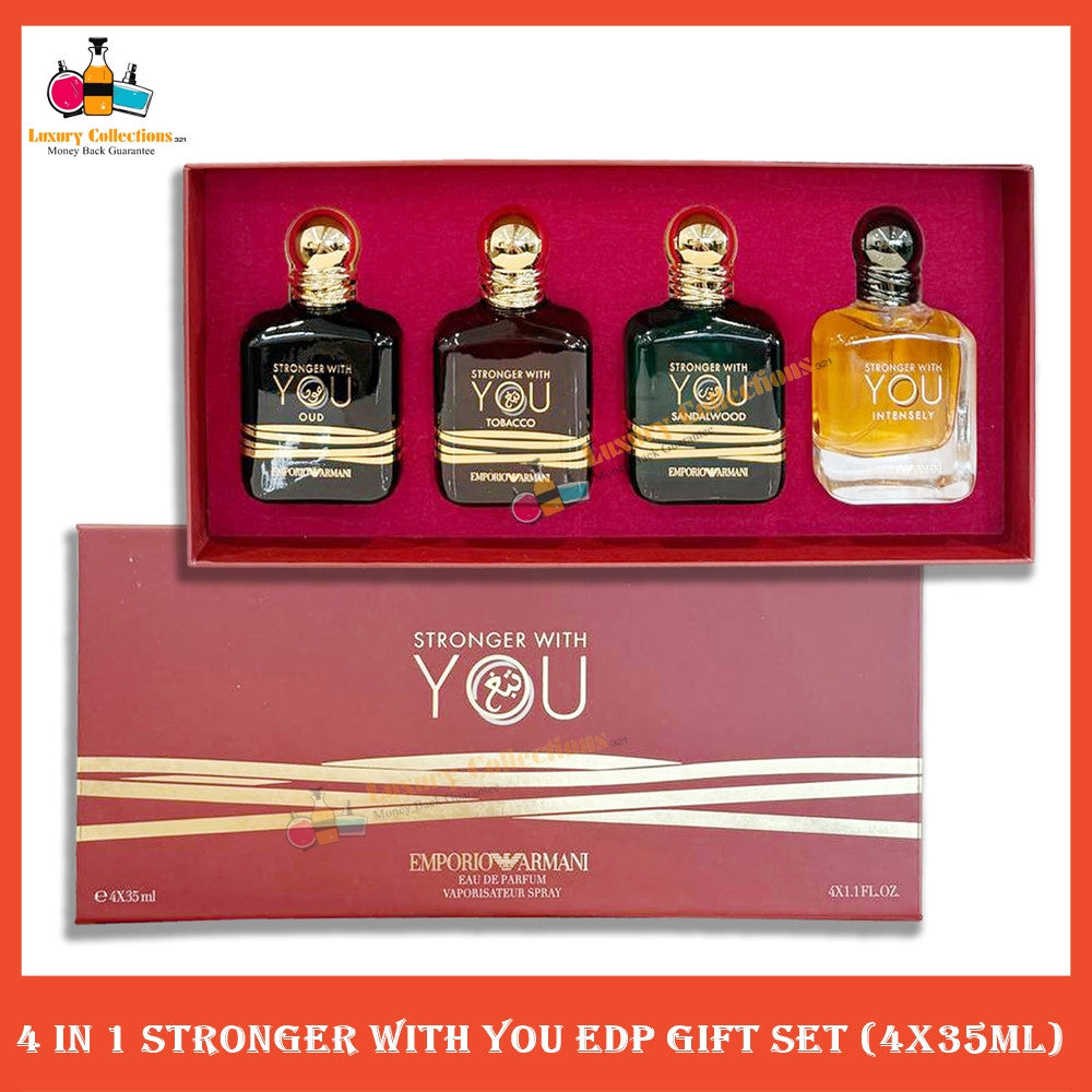 % 4in1 Storngar With You EDP Gift Set 4x35ml Perfume