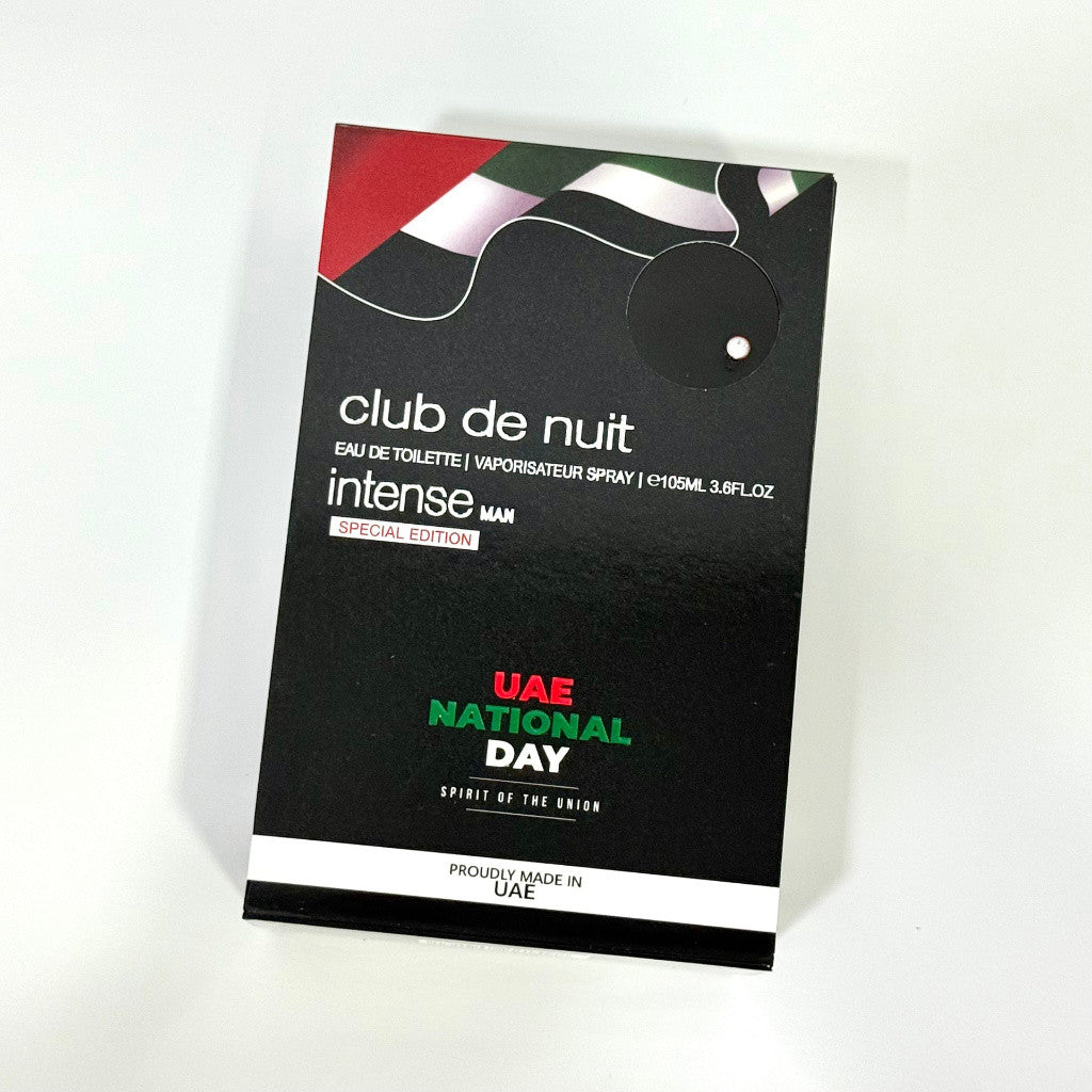 % Armaf Club De Nuit Intense Man Special Edition UAE National Day EDT 105ml Perfume
