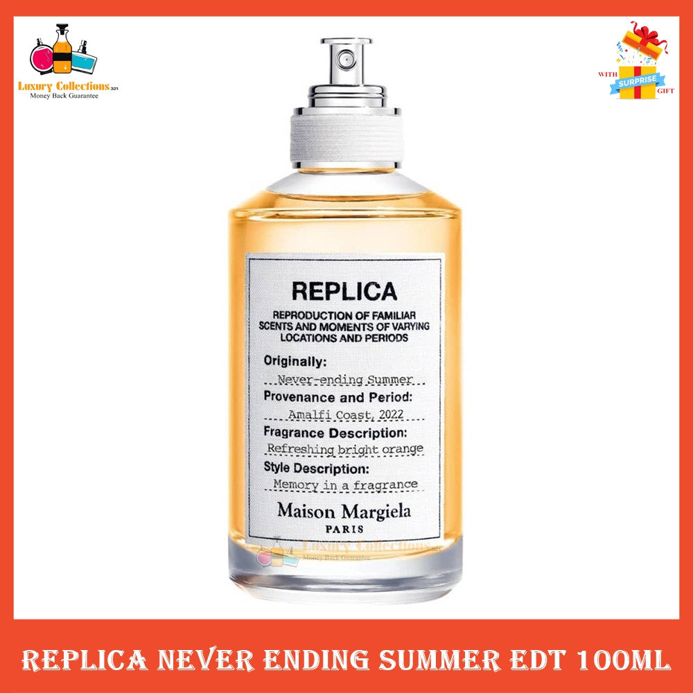 % Never Ending Summer Eau de Toilette 100ml Perfume for Men & Women