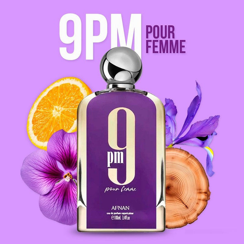 % Afnan 9pm Pour Femme EDP 100ml Perfume for Her