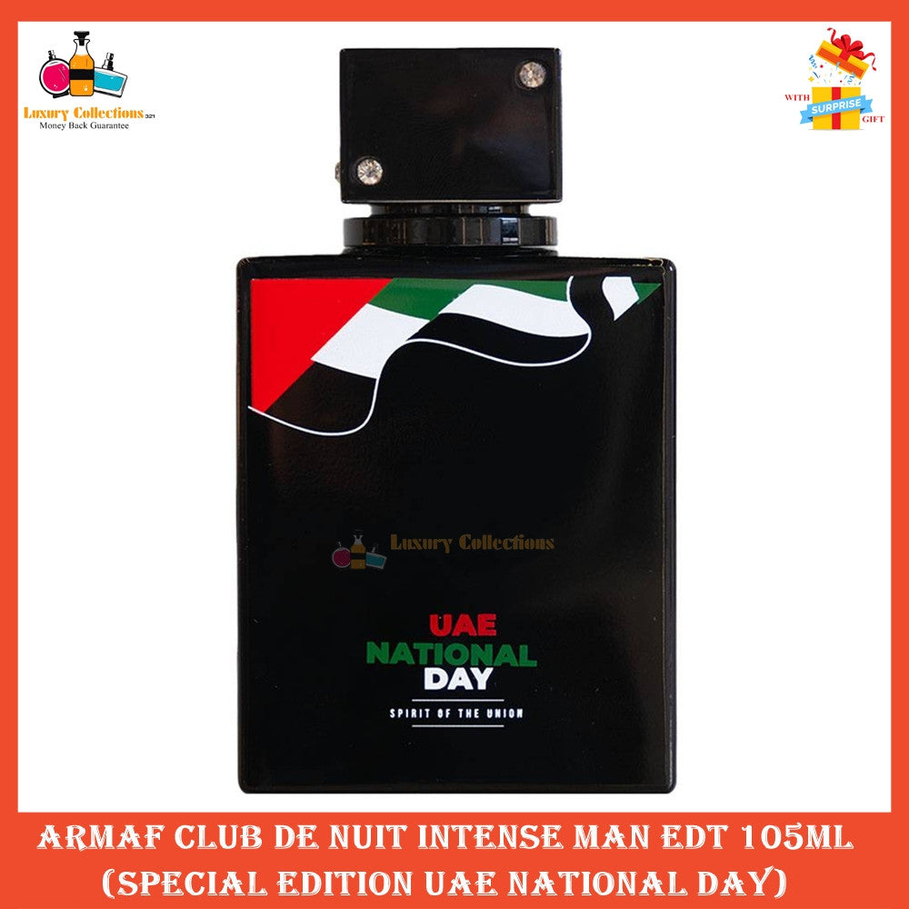 % Armaf Club De Nuit Intense Man Special Edition UAE National Day EDT 105ml Perfume