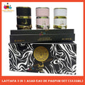 % 3in1 Lattafa Asad Eau de Parfum Gift Set 3x35ml (Black Box)