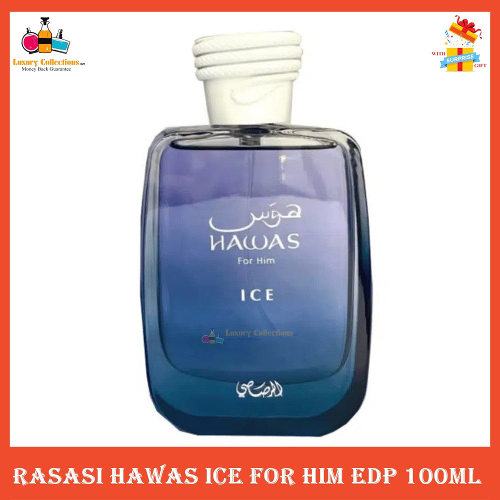 % Rasasi Hawas Ice for Him Eau de Parfum 100ml for Men