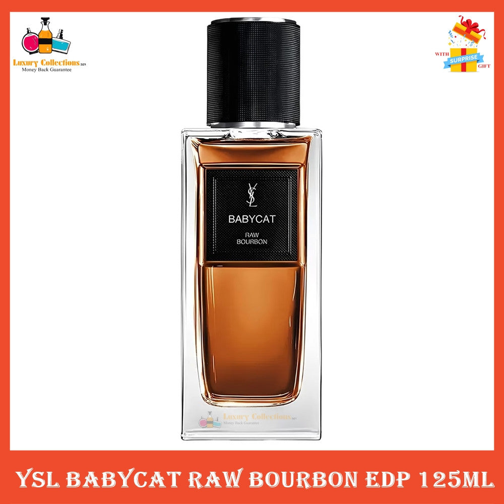 % Babycat Raw Bourbon Eau de Parfum 125ml for Men & Women