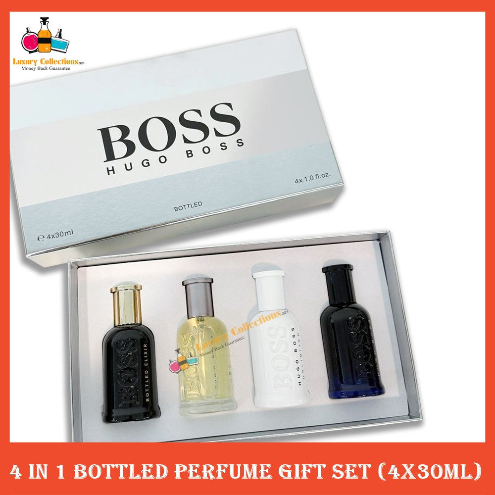 % 4in1 B$0S Bottled 4x30ml Perfume Gift Set