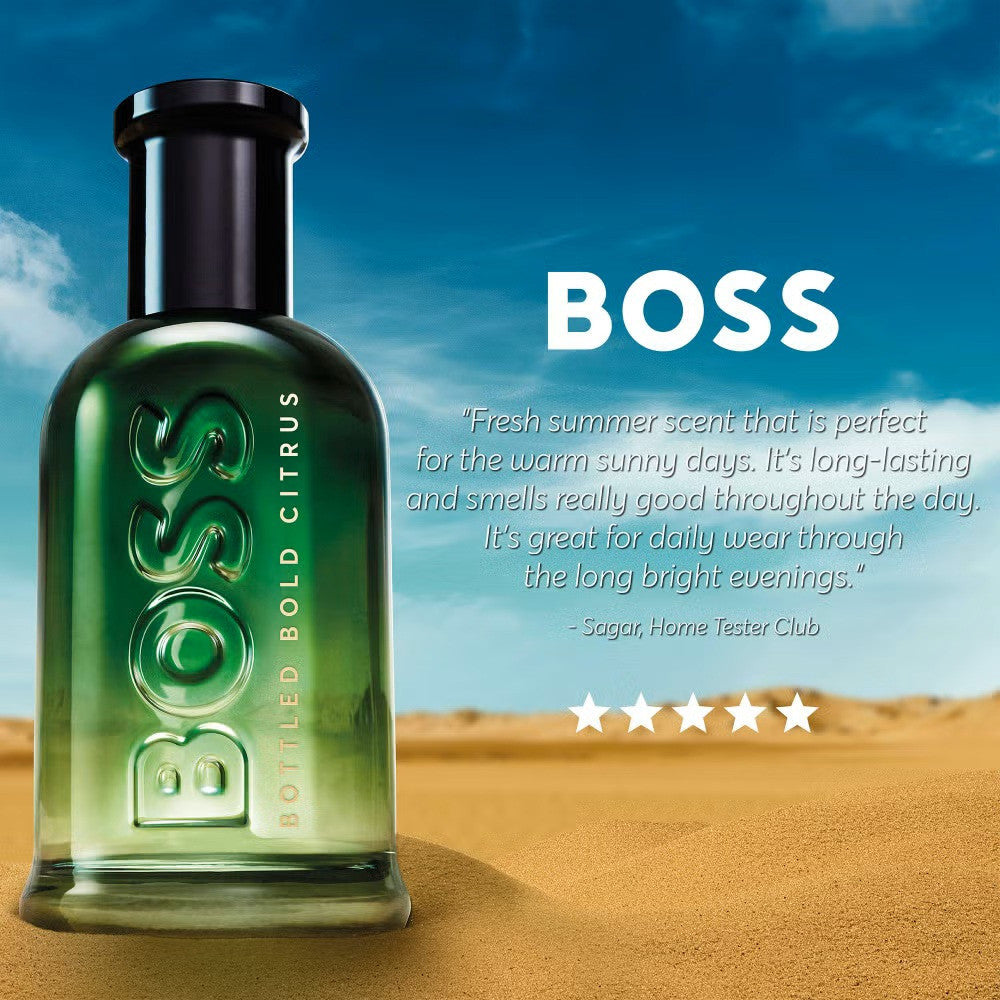 % H B0$$ BottIe Bold Citrus Eau de Parfum 100ml for Men