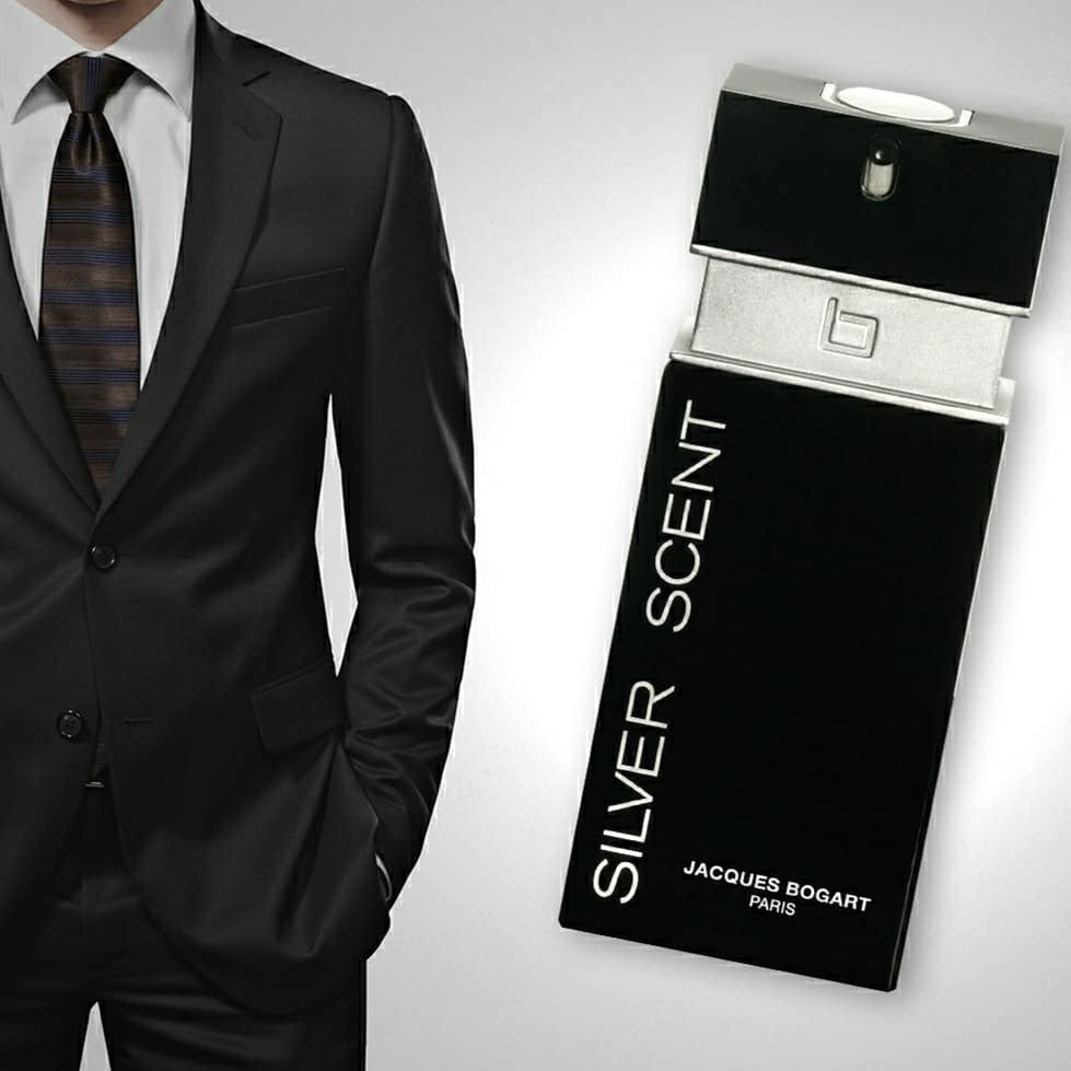 % Jacques Bogart Silver Scent EDT 100ml Perfume for Men