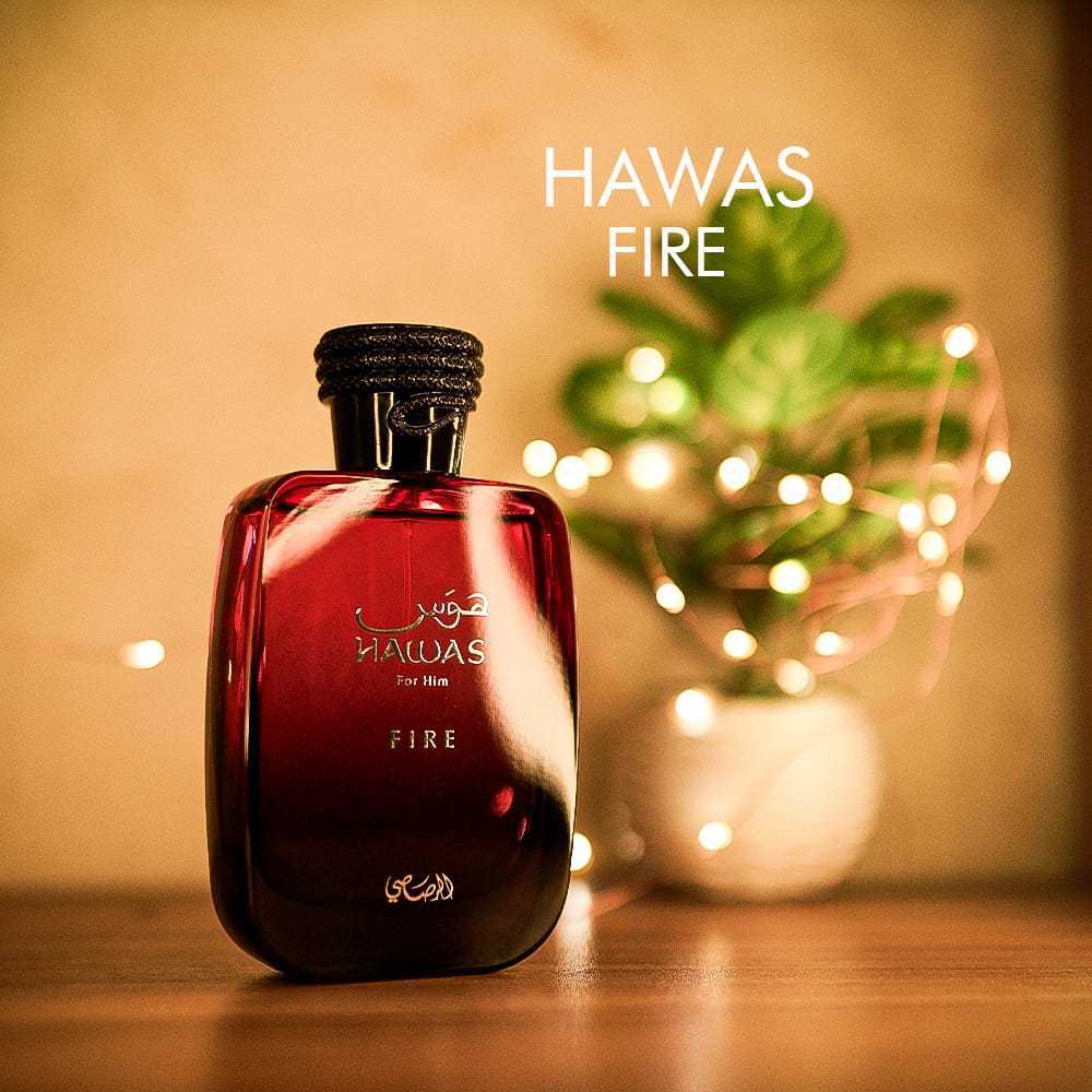 % Rasasi Hawas Fire for Him Eau de Parfum 100ml
