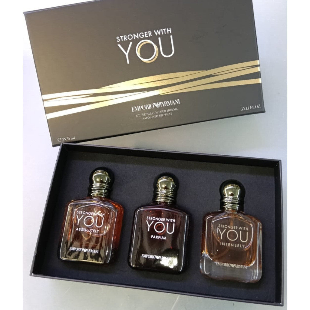 % 3in1 Srtangar With You EDP Pour Homme Gift Set 3x35ml (Black Box)