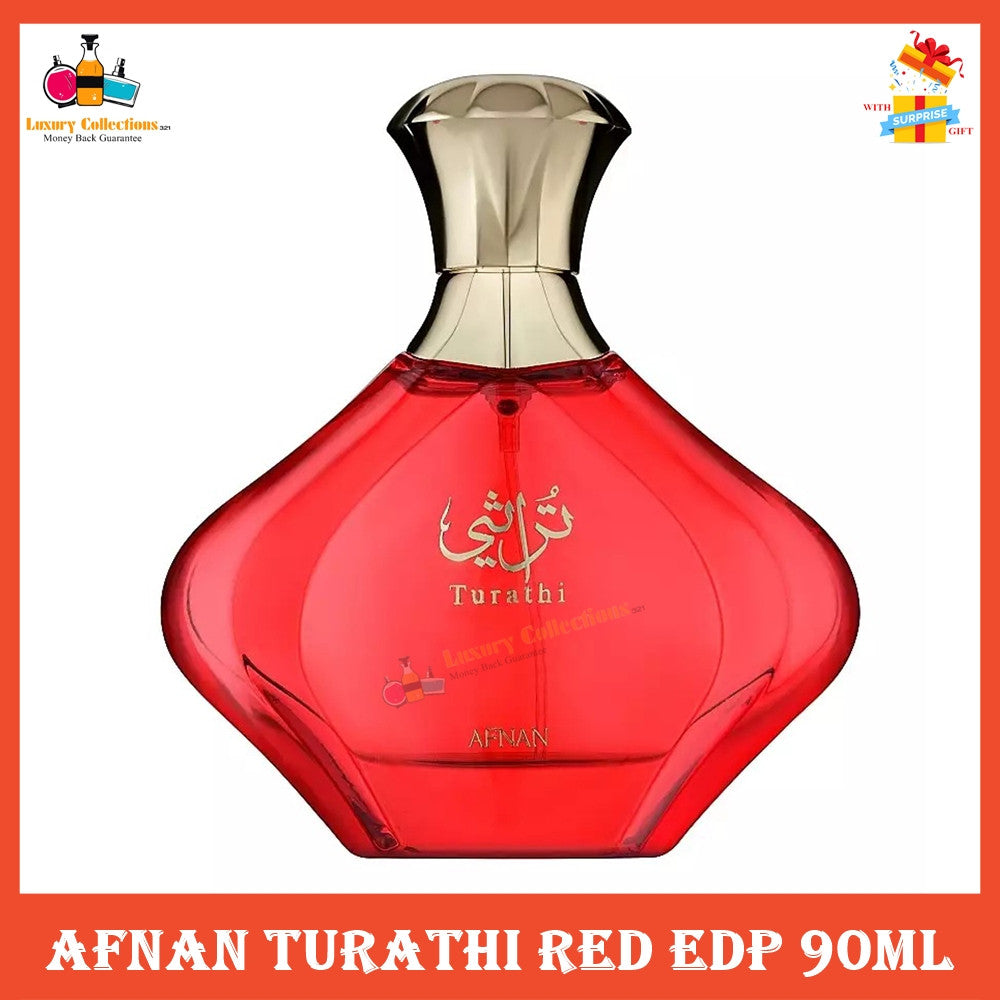 % Afnan Turathi Red Eau de Parfum 90ml for Her