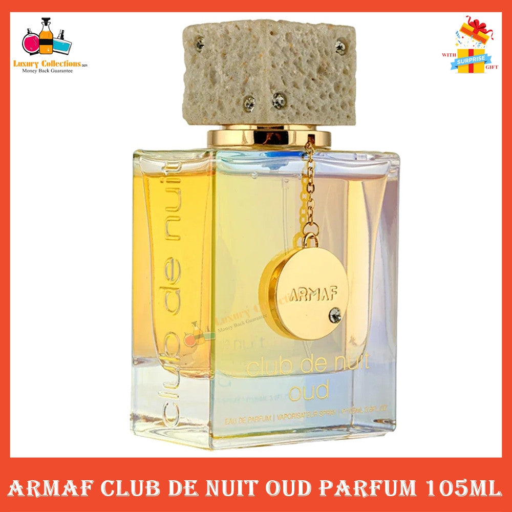 % Armaf Club de Nuit Oud Parfum 105ml for Men & Women
