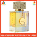 % Armaf Club de Nuit Oud Parfum 105ml for Men & Women