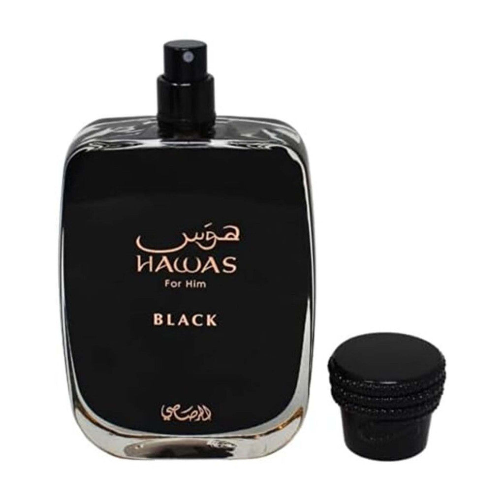 % Rasasi Hawas for Him Black Eau de Parfum 100ml for Men