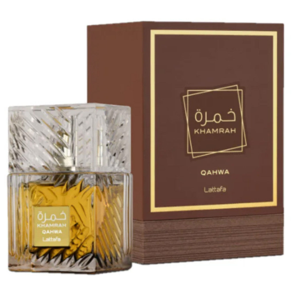 % Lattafa Khamrah Qahwa Eau de Parfum 100ml for Men & Women