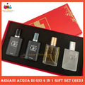 % Anrami Aqcua Di G!o 4in1 Perfume Gift Set 4x30ml for Men Red Box