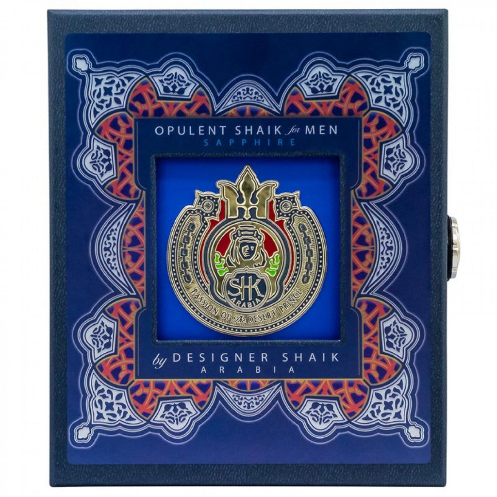 % Opulent Shaik Classic No 77 for Men Sapphire Parfum 100ml