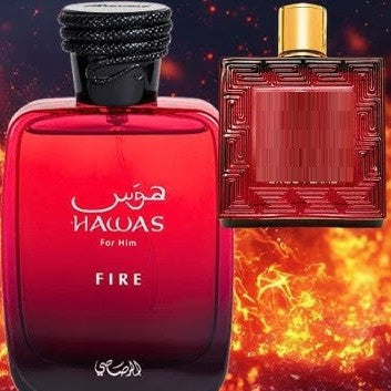 Original Hawas Edition Ice/Fire/Black/Kobra/Malibu/London/Verde/Elixir/Tropical/Atlantis/Diva/Eclat 100ml By Rasasi