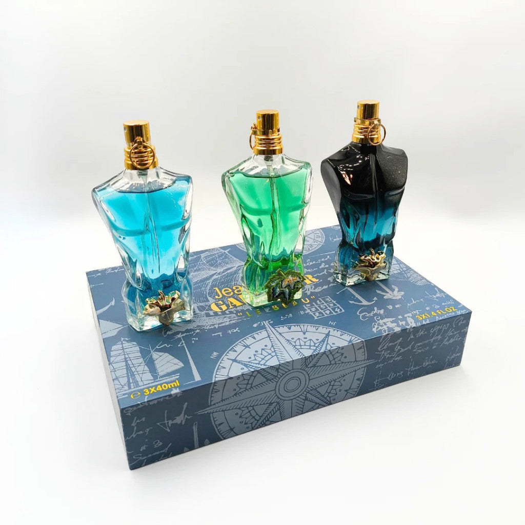 % JPG 3in1 Le Beau Gift Set 3x40ml Perfume