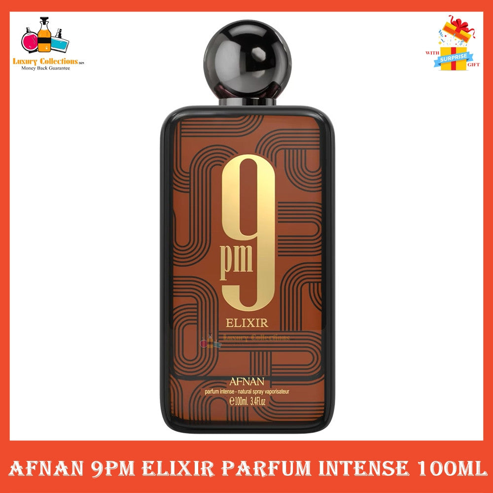 % Afnan 9PM Elixir Parfum Intense 100ml for Men & Women