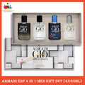 % Geo Amrane EDP 4in1 Men Perfume Gift Set 4x35ml (Grey Box)