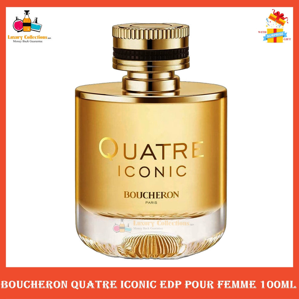 % Boucheron Quatre Iconic EDP Pour Femme 100ml Perfume for Women