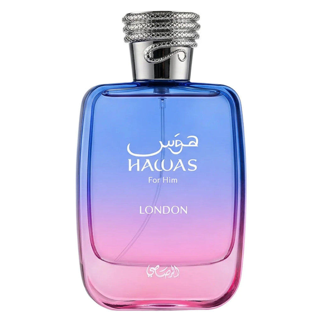 Original Hawas Edition Ice/Fire/Black/Kobra/Malibu/London/Verde/Elixir/Tropical/Atlantis/Diva/Eclat 100ml By Rasasi