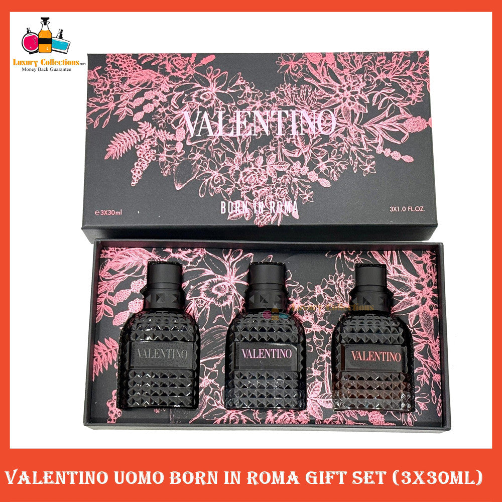 % 3in1 VeIantino Uomo Born In Roma Gift Set 3x30ml for Men
