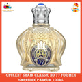 % Opulent Shaik Classic No 77 for Men Sapphire Parfum 100ml