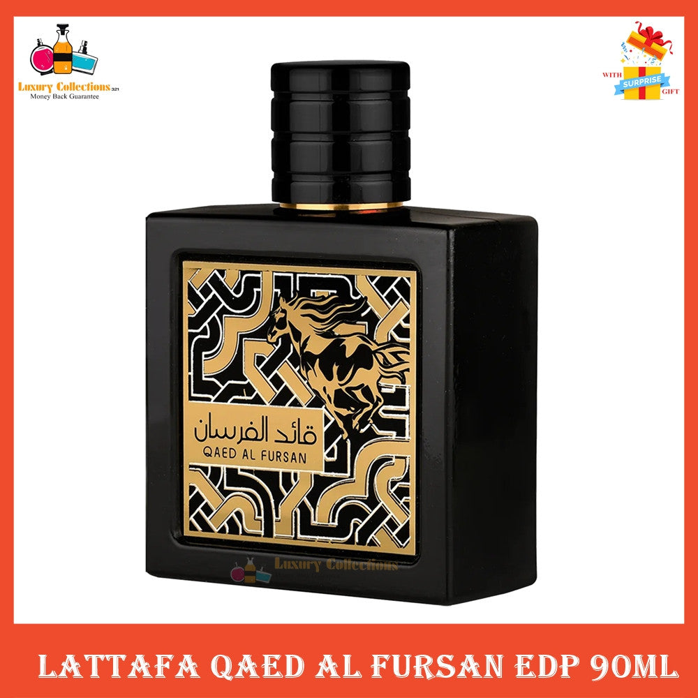 % Lattafa Qaed Al Fursan EDP 90ml Perfume for Men & Women