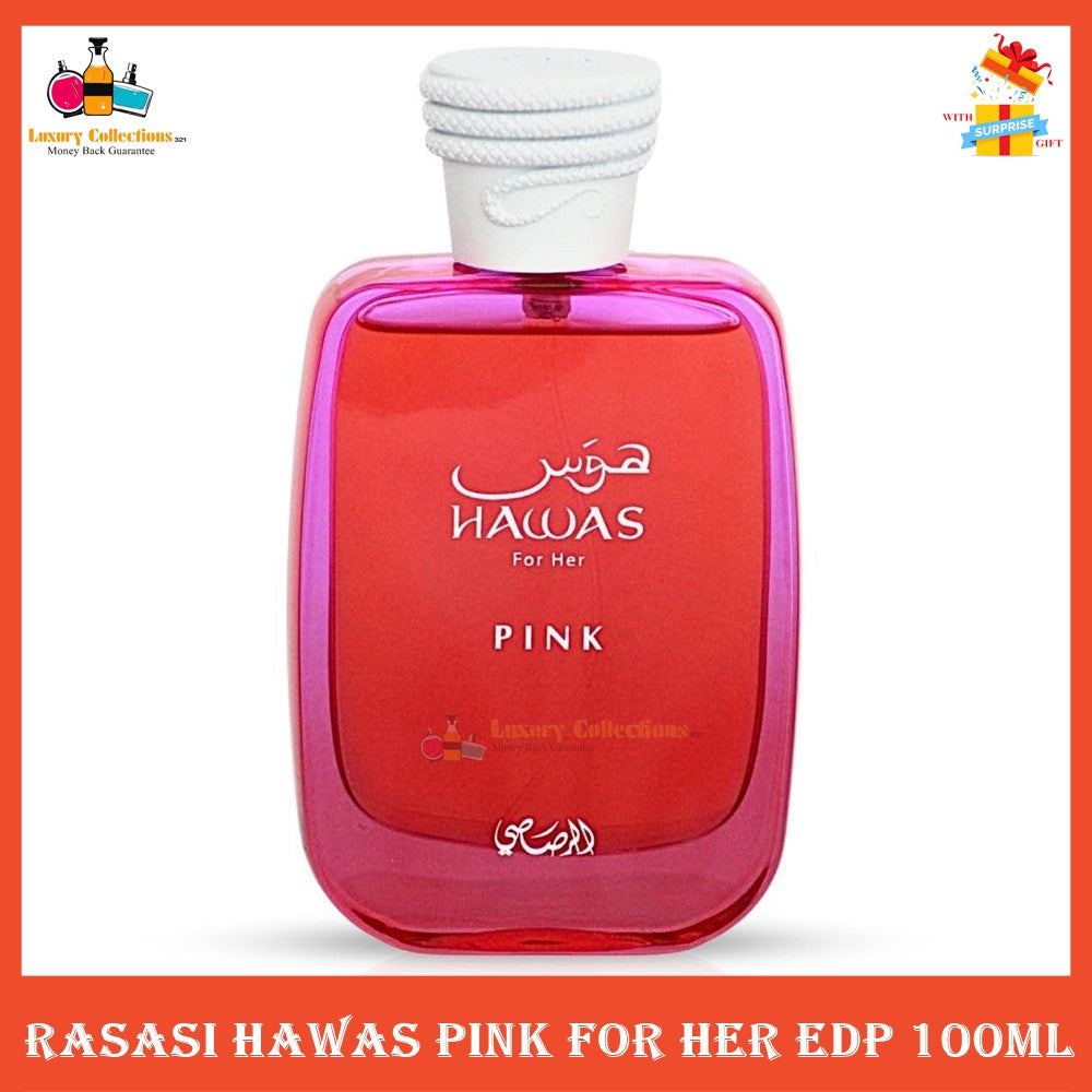 %  Rasasi Hawas Pink for Her Eau de Parfum 100ml