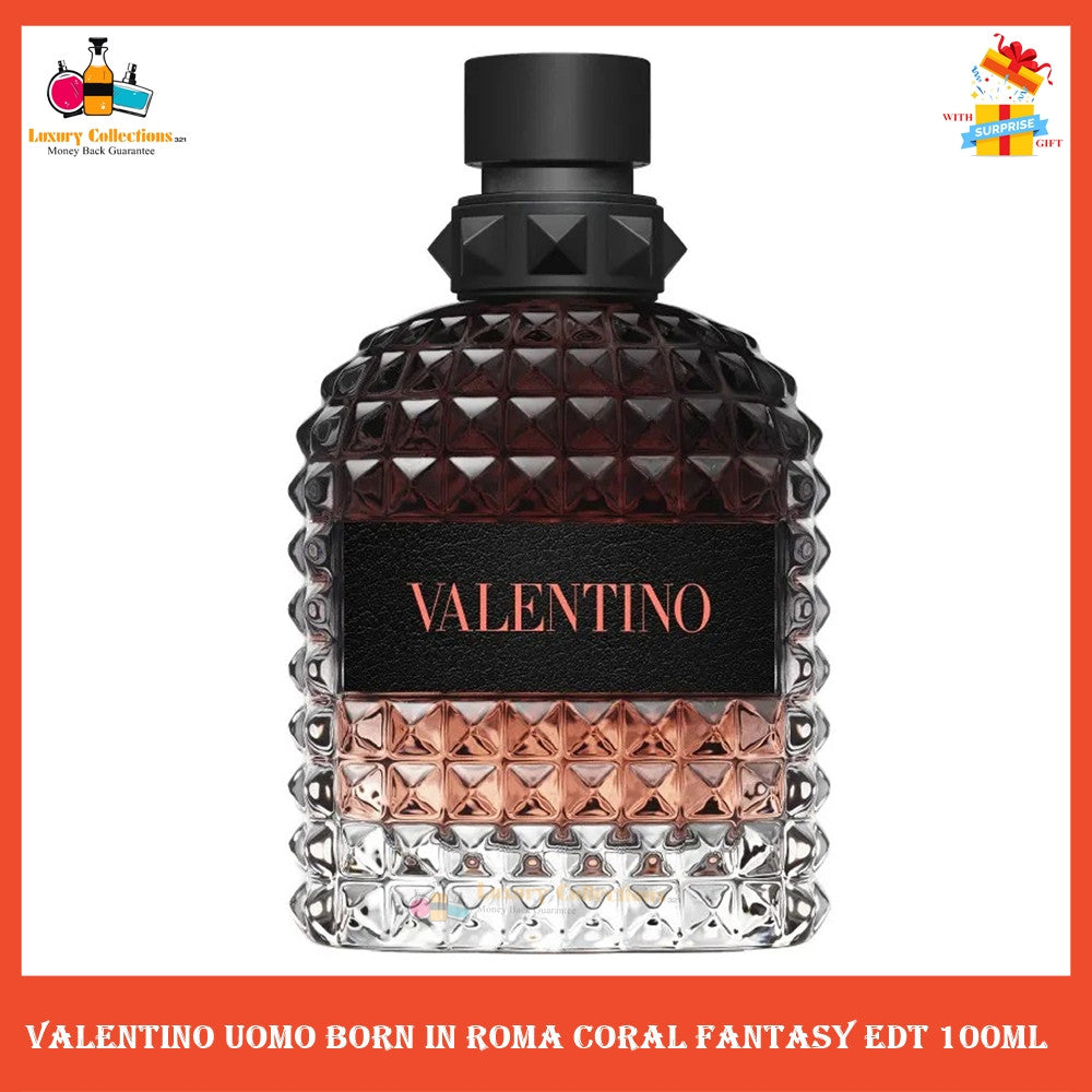 % Uomo Born In Roma Coral Fantasy EDT 100ml Perfume for Men