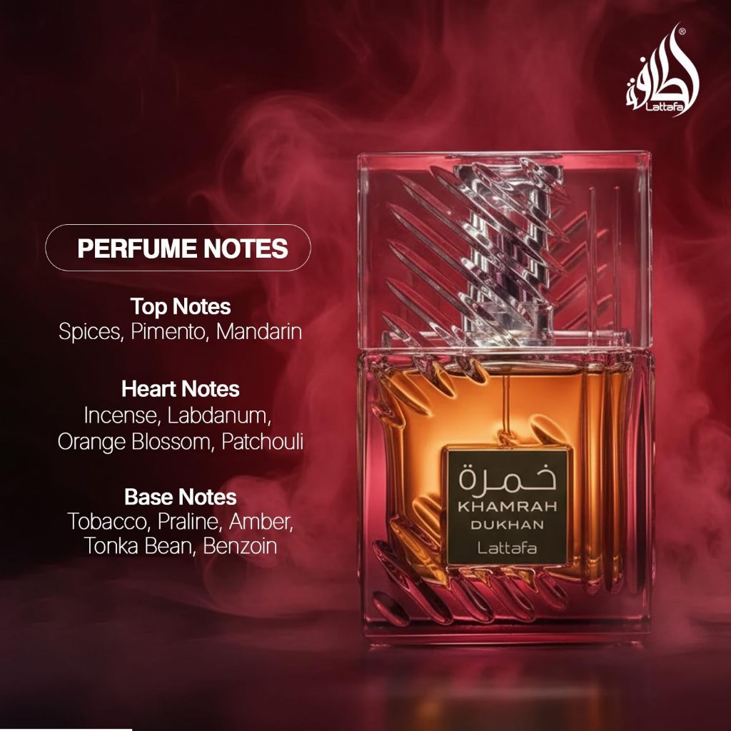 % Lattafa Khamrah Dukhan Eau de Parfum 100ml for Men