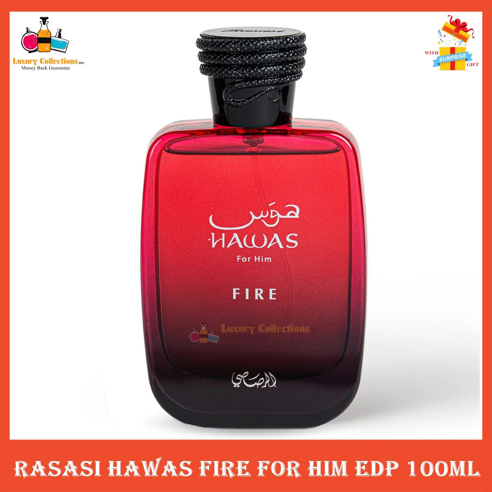 % Rasasi Hawas Fire for Him Eau de Parfum 100ml