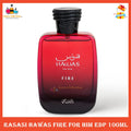 % Rasasi Hawas Fire for Him Eau de Parfum 100ml