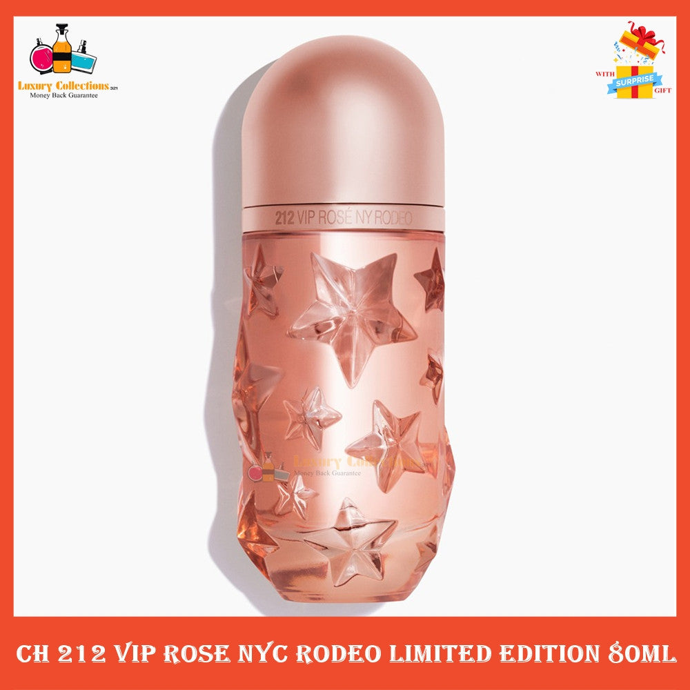% C.H 212 VIP Rose NYC Rodeo Limited Edition 8Oml for Women