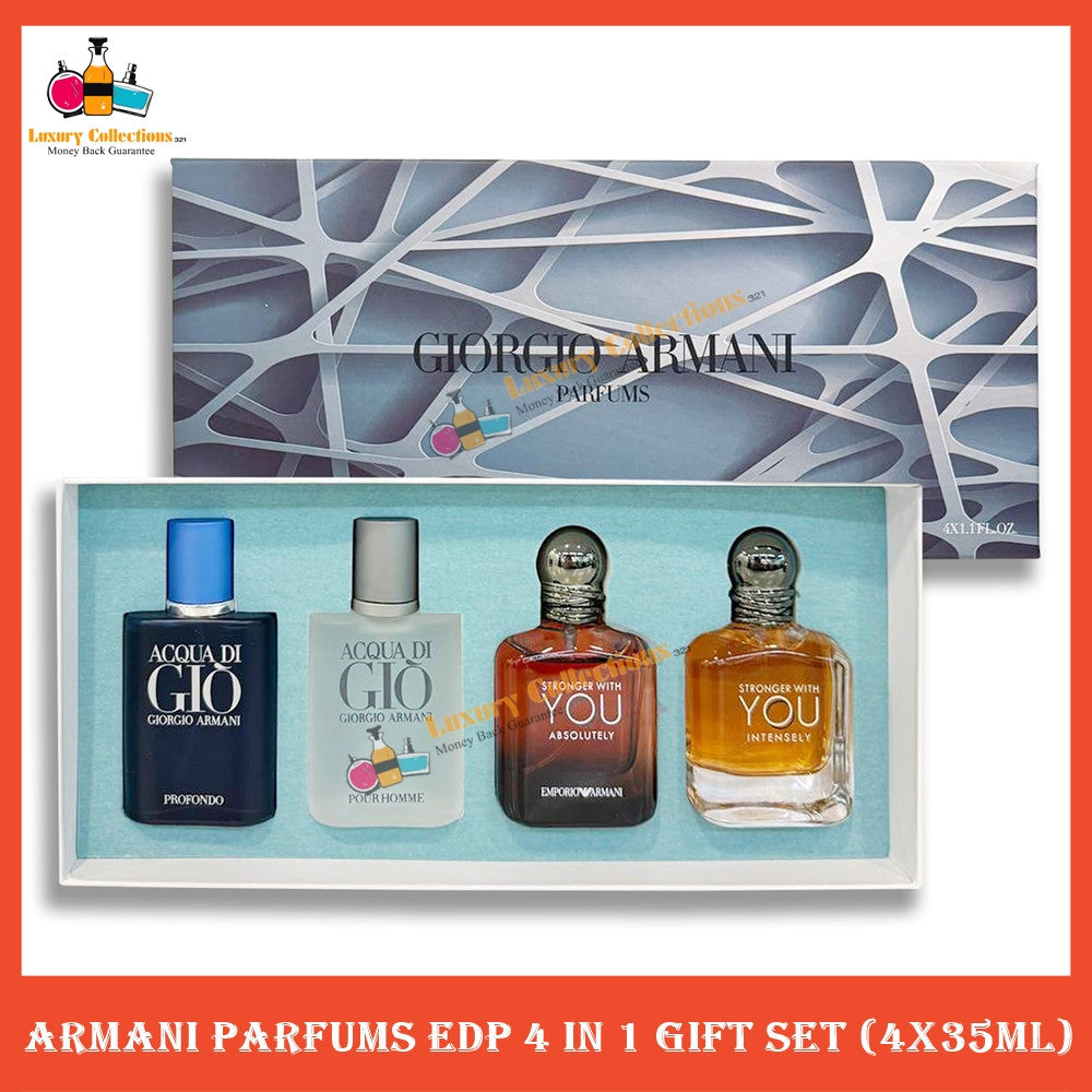 % Amreni Parfums EDP 4in1 Gift Set 4x35ml (Green Box) Perfume