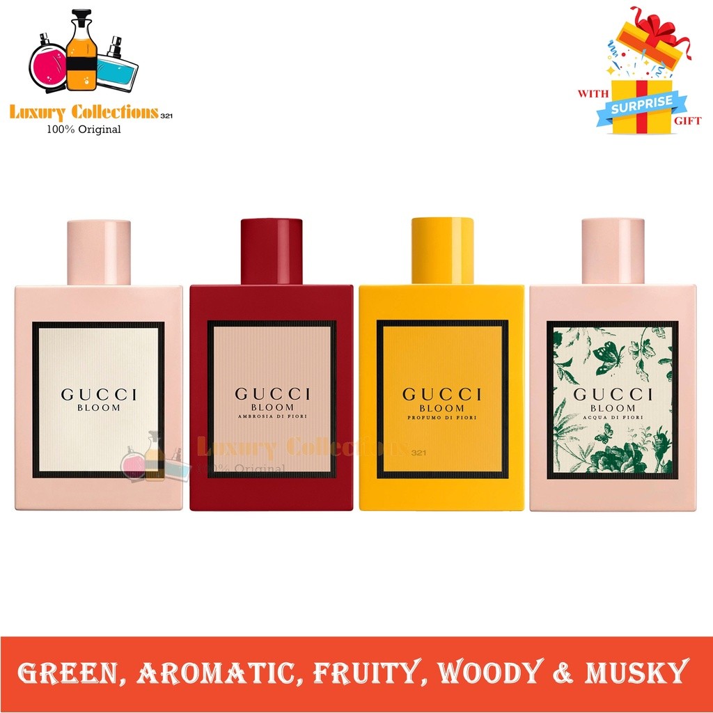 Gcuci Bloom Acqua di Fiori / Profumo Di Fiori / Ambrosia di Fiori / Nettare Di Fiori / Gocce di Fiori / EDT / EDP 100ml