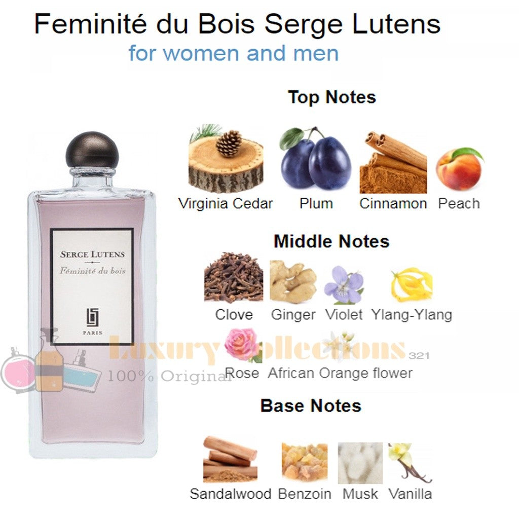 Ori Serge Lutens Feminite du Bois / L'orpheline / Nuit de Cellophane / La Fille de Berlin Eau de Parfum 100ml